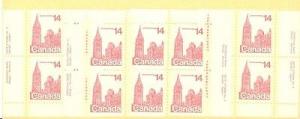 Canada 8 M/S of Plate Blocks  VF NH #715/787