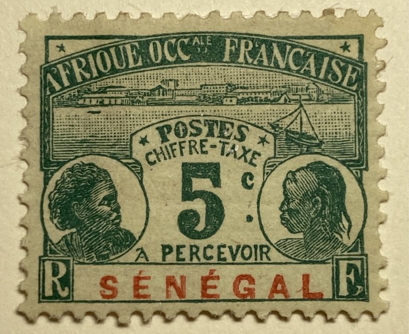 AlexStamps SENEGAL #J4 VF Mint