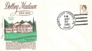 1822 15c DOLLEY MADISON - U/O Montpelier Sta., VA