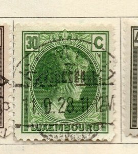 Luxemburg 1926-27 Early Issue Fine Used 30c. NW-191809