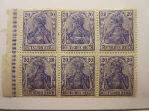 GERMANY H-Blatt Michel: HB 24, MINT LIGHTLY HINGED, Lot32 Cat €21