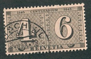 Switzerland #287 used single