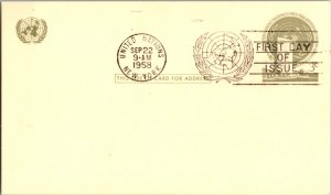 United Nations, Worldwide First Day Cover, Worldwide Government Postal Card, ...