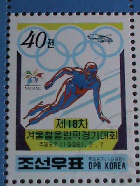 ​KOREA STAMP 1998-SC#3692a WINTER OLYMPIC GAMES NAGANO-JAPAN-MNH S/S VERY FINE