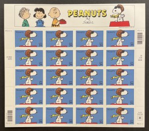 Scott 3507 PEANUTS SNOOPY as Red Baron Pane of 20 US 34¢ Stamps MNH 2001