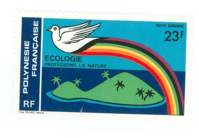 French Polynesia #C165  Single (Complete Set) (Fauna) (Bird)