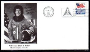 Ellen S. Baker an American physician and former astronaut with 3 shuttle flights 