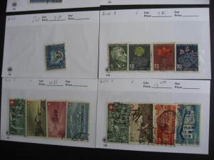 Sales Card/Glassine hoard breakdown SWITZERLAND U part7 all different,unverified