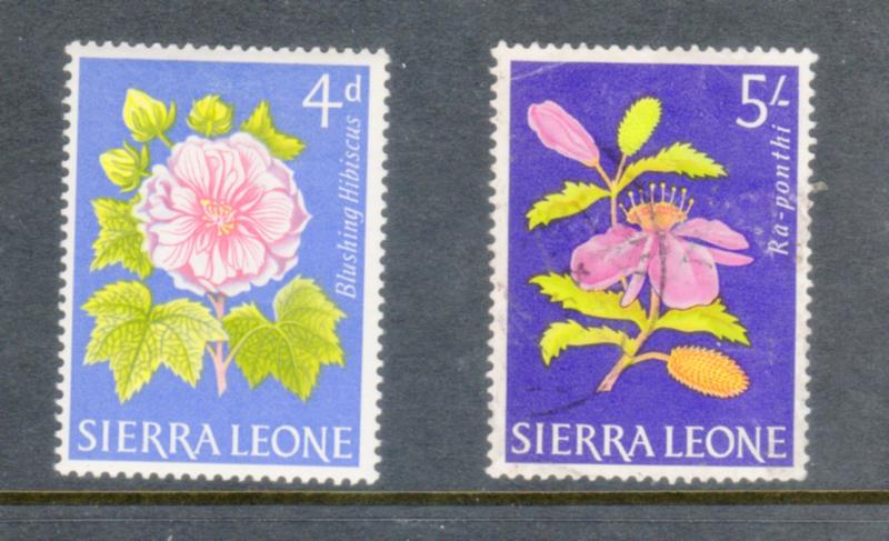 SIERRA LEONE MH VF Flowers