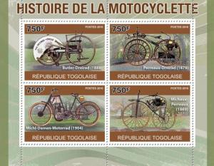 TOGO 2010 SHEET HISTORY OF MOTORCYCLE tg10408a