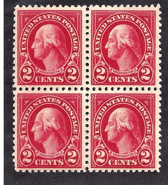 554 Mint,OG,NH... Block of 4... SCV $10.00