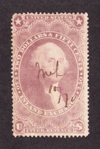 US R84c $2.50 Inland Excahnge Used F-VF SCV $22.50