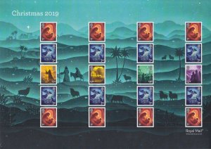 LS118 GB 2019 Christmas Smiler sheet UNMOUNTED MINT