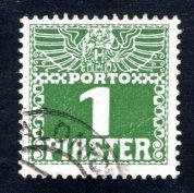 Austrian Offices in the Turkish Empire #J8  VF Used  CV $8.00  ...  0380073