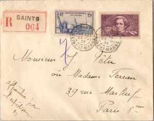 France 55c+10c Hector Verlioz Unemployed Intellectuals Fund Semi-Postal and 2...