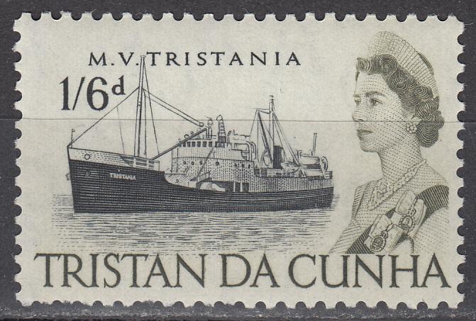 Tristan Da Cunha - 1965 QEII 1sh 6p - MNH (9535)