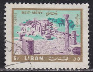 Lebanon 446 Beit-Mery Ruins 1966