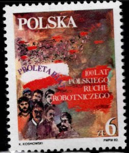 Poland Scott 2530 MNH** Workers stamp