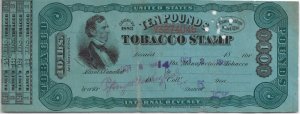 10 lbs Tobacco Tax Paid, Springer #TF183A, used (49462)