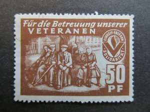 A4P4F7 Propaganda-marke ur die Betreuung unserer VETERANEN mnh**