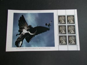 1990 SG X1469n Prestige Booklet Pane (Eros) Ex-London Life DX11 Superb M/N/H