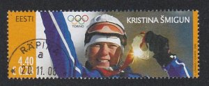 Estonia # 538, Olympic Gold Medalist, Used