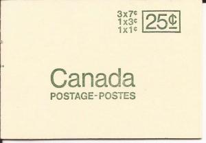 1971 $0.25 Stamp Booklet