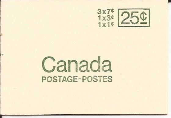 1971 $0.25 Stamp Booklet