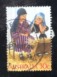 AUSTRALIA SCOTT #1005 USED 30c  1986