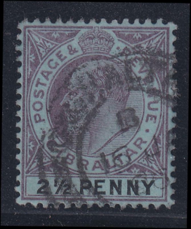 Gibraltar 1907 SC 54 Used 