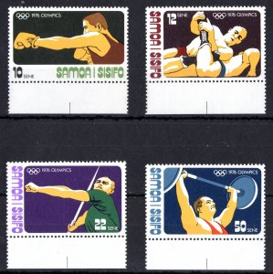 Samoa 1976 Sc#438/441 MONTREAL OLYMPIC GAMES Set (4) MNH