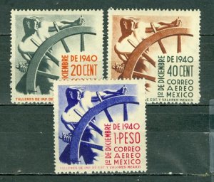 MEXICO 1940 AIR #C114-116 SET MNH...$20.00