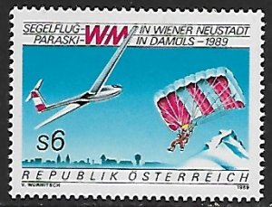 Austria - # 1450 - Glider & Parachute  - MNH