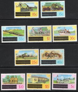 Thematic stamps st kitts 1980 no wmk 29b/41b  10V mint