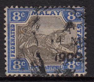 Malaya #30, used, CV$ 25.00