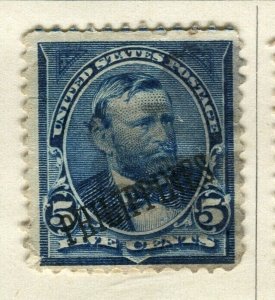 PHILIPPINES; 1899 early US Presidential series Optd. issue used 5c. value