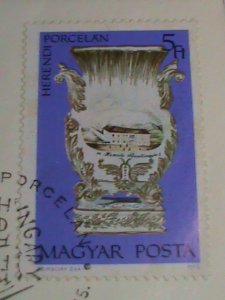 ​HUNGARY-FDC-1972-SC#2170- HEREND CHINA FACTORY FOUNDED IN 1839 MNH COVER VF