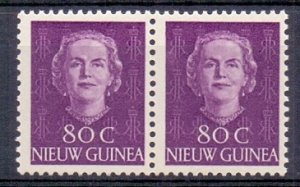 Netherlands New Guinea  #18 MNH  1950  Juliana 80c pair