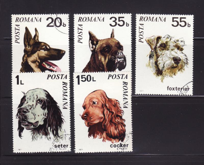 Romania 2227-2231 U Animals, Dogs (A)