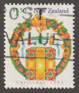 New Zealand, Scott#1169, used, hinged,  wreath