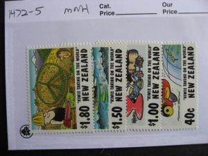 NEW ZEALAND cartoonists set Sc 1472-5 MNH