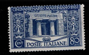 ITALY Scott 142 MH* 1922 Mazzini,s Tomb stamp   CV $11.50