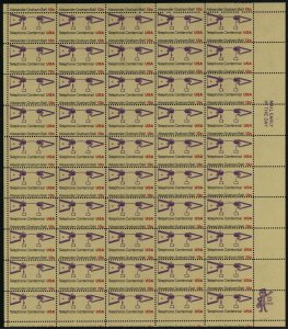 1683, Spectacular Misperforated Error Sheet of 50 Stamps Mint NH Stuart Katz