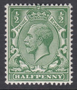 N14(2) ½d Deep Green Royal Cypher Single Stamp UNMOUNTED MINT
