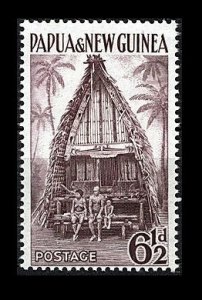 1952 Papua New Guinea 10 Architecture - Wooden buildings 3,00 €