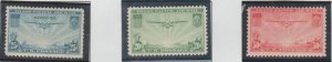 U.S. Scott #C20-C21-C22 Airmail Stamps - Mint Set