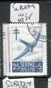 FINLAND  BIRDS  SC B117-119              VFU  P0918H