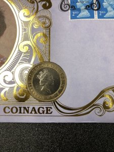 1997 New British £2 Coinage & First Day Cover