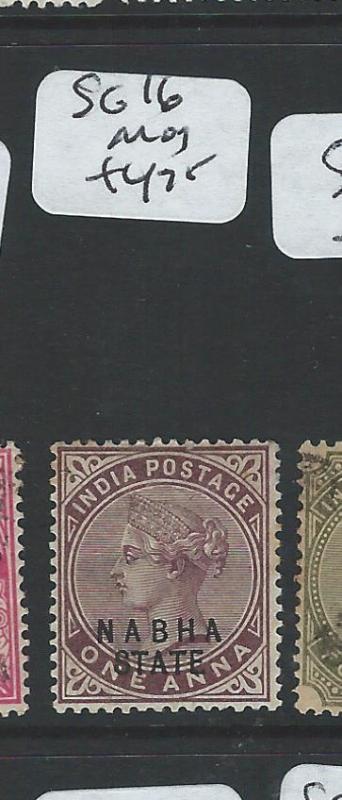 INDIA NABHA (P2308B) QV  1A  SG 16  MOG