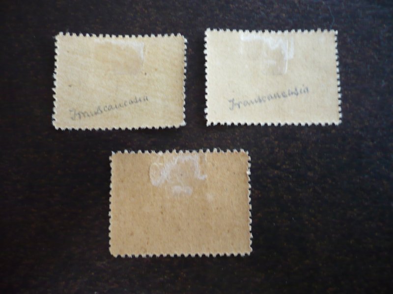 Stamp -Transcaucasian Federation-Scott# 19,20,28 - M Hinged Part Set of 3 Stamps